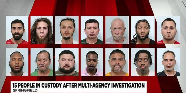 15 people arrested, guns and drugs seized in Springfield