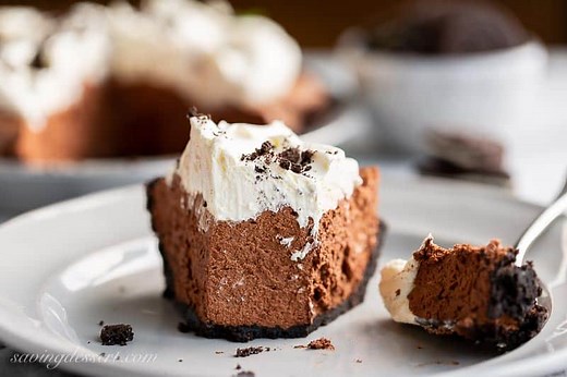 Chocolate Icebox Pie Recipe - Saving Room for Dessert