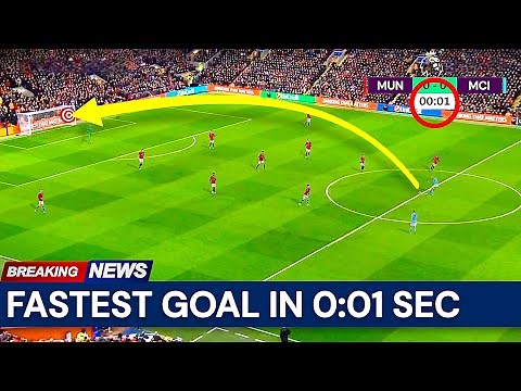 10 FASTEST Goals in Football History