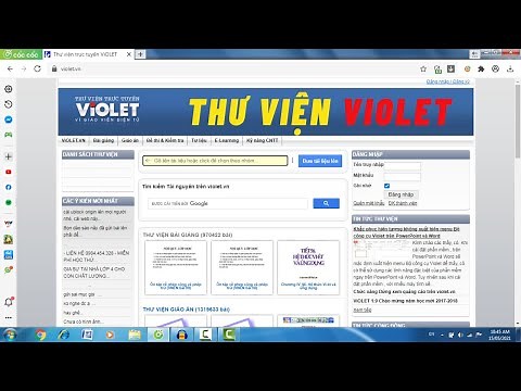 Hướng dẫn Tải bài giảng trên Thư Viện Violet - Dành cho người mới