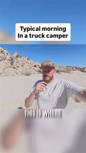 Typical morning routine in an @alaskan.campers Wake up, eat up, clean up, pack up, and head to the next destination which in this case was the Mojave Desert! | Justinbradferd
