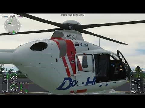 【MSFS】H135ヘリコプターエンジン始動 (MODリンクあります)