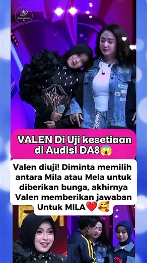 Valen di uji kesetiaan Di audisi Da8 #milavalen #audisida8 #indosiar #dangdutacademy