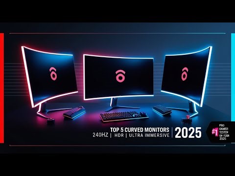 Top 5 Best Curved Gaming Monitors 2025 🖥️ | Ultra Smooth 240Hz & Stunning Visuals