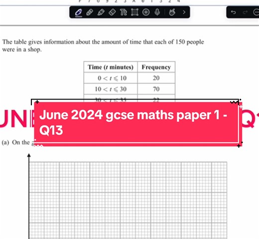 GCSE Maths Paper 1 June 2024 - Question 13 Explained