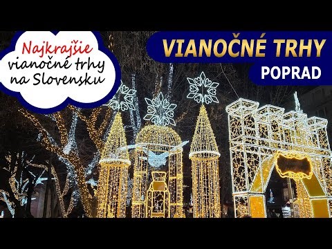 Vianočné trhy Poprad 2025 | Najkrajšie na Slovensku 🇸🇰 | Poprad Christmas Markets