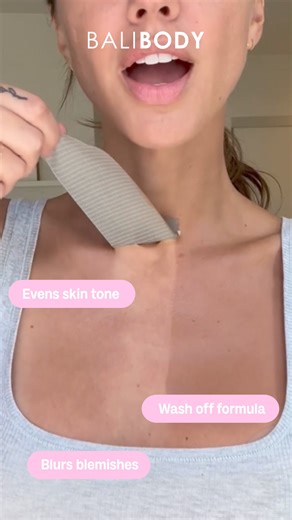 Your ultimate tan for perfect, glowing skin in an instant! Achieve the quickest tan with this easy-to-apply aerosol formula that will give you flawless, smooth & bronzed skin. ☁️ Sweat & splash proof⁠ ☁️ Wash-off formula⁠ ☁️ Easy to apply⁠ ☁️ Travel friendly, perfect for last minute touch ups⁠ ⁠ For a high coverage and flawless finish, shop now balibodyco.com/products/instant-tan | Bali Body