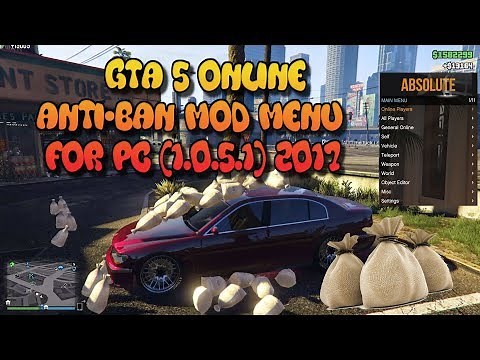 How to Install Mod Menu/Mods for GTA 5 Online PC 1.0.5.1 and later w/ Ban Protection 2017/2018
