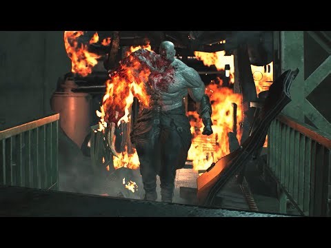 RESIDENT EVIL 2 | LEON VS MR X FINAL BOSS & ENDING (NEMESIS CAMEO)