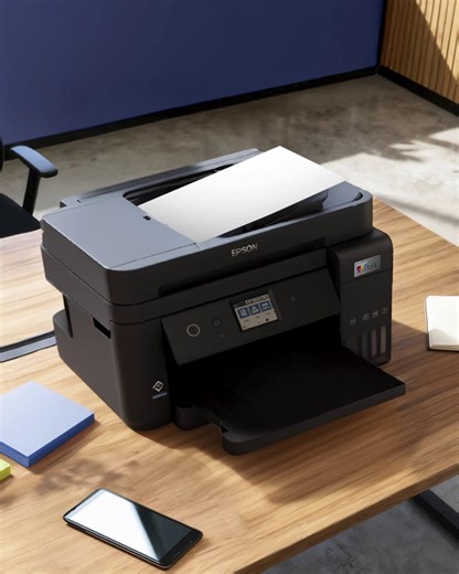 Keep your workspace efficient and clutter-free with the Epson EcoTank L6290. Smart, fast, and reliable - built for everyday productivity. 🖨️✨ حافظ على كفاءة مساحة العمل لديك وخالية من الفوضى باستخدام طابعة EcoTank L6290 من إبسون. ذكي وسريع وموثوق - مصمم للإنتاجية اليومية. 🖨️✨ #EpsonMiddleEast #EpsonL6290 #SmartPrinting #OfficeEssentials #PrintWithPurpose | Epson Middle East