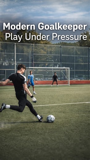 Modern goalkeeper play under pressure
