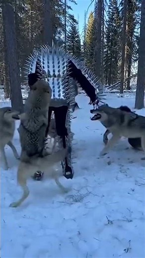 Lions vs the Spiked Man 😱🦁 (AI Safari Chaos)