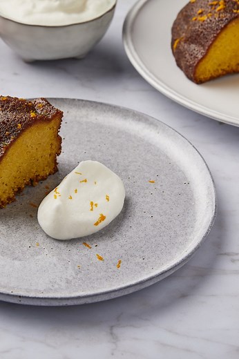 Vegan Orange and Almond Polenta Cake Recipe