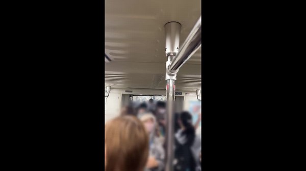 Smoke fills train carriage as overheated phone catches fire in Taiwan