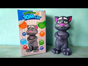 talking tom cat unboxing and review