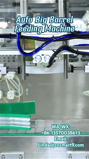 Auto Big Barrel Feeding Machine#vat #packingmachine #machine #automationequipment #factory