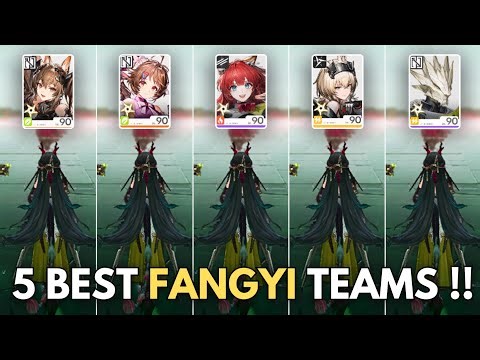 5 Best Teams for Fangyi !! Antal or Gilberta?? [ Arknights: Endfield ]