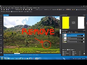 Photo Pos Pro Tutorial, How to Erase Images on Photos