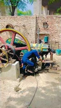 Starting Old Black Engine Dasie Black Engine 35Hp amazing Working VIP Sound Old Black Engine!!