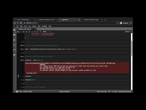 tableau-api-lib (detailed): getting started