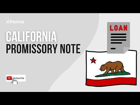 California Promissory Note - Interest Rates and Signing Requirements EXPLAINED