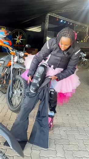 Ruth Kagiri on Instagram: "It’s been a whole year! Congratulations to the entire team of. @around_africa_on_motorcycle you guys are legends! My phone just reminded me of this! Also probably my last day on Bambina who is now bambino 😂"