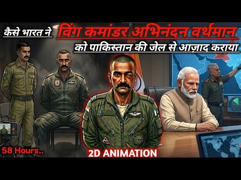 How India freed Wing Commander Abhinandan Varthaman from Pakistan | 2D Animation