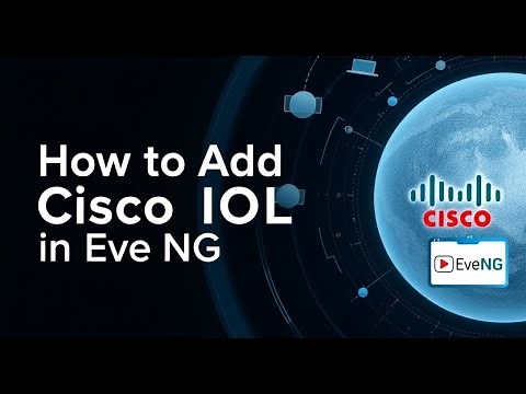 How to Add Cisco IOL in Eve ng