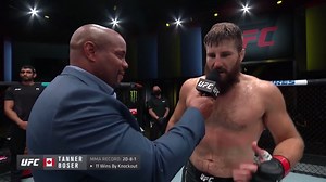Tanner Boser Octagon Interview Fight Night: Gane vs Volkov