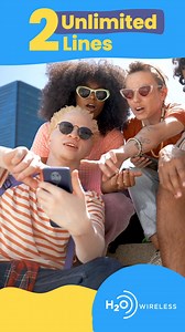 Stay connected with the people who matter most  Get 2 unlimited lines with talk, text & data for just $25 each. No contracts, no credit checks — just real savings and reliable service. | H2O Wireless | Facebook