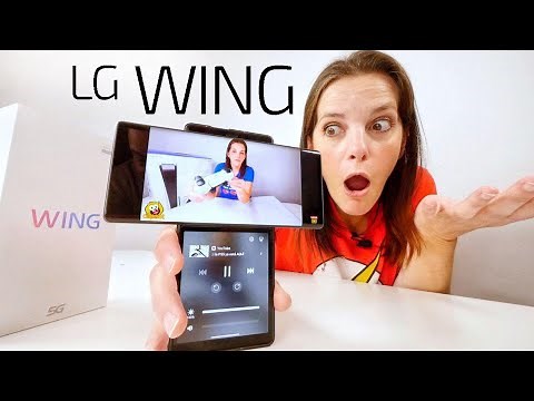 LG WING unboxing -UNEXPECTED SWIVEL!!!