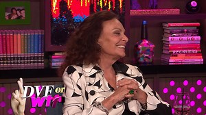 DVF reveals a celeb she had a brief love affair with! #WWHL | Watch What Happens Live