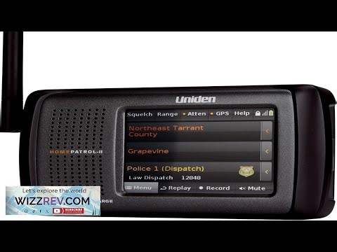 Uniden HomePatrol 2 Color Touchscreen Simple Programing Digital Scanner TrunkTracker V