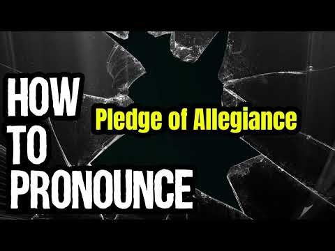 How To Pronounce Pledge of Allegiance? (CORRECTLY) Meaning & Pronunciation