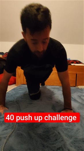 🔥 40 Push-Ups Challenge for Beginners | No Breaks 💪#pushups