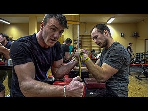 ARM WRESTLING TABLE PRACTICE- BRUTAL WARS #1