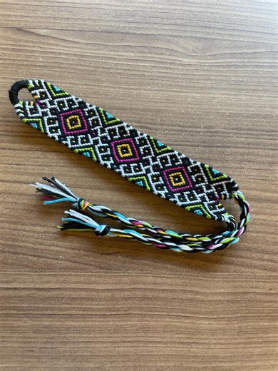 Thick Rainbow Aztec Friendship Bracelet Zigzag Geometric Diamond - Etsy