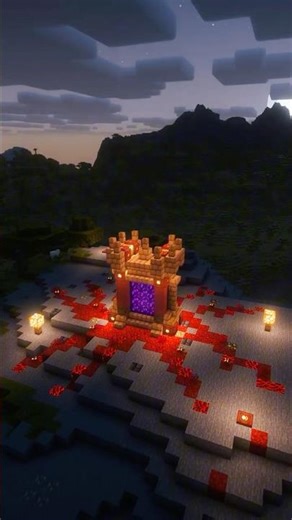 Mangrove Minecraft Nether Portal Design