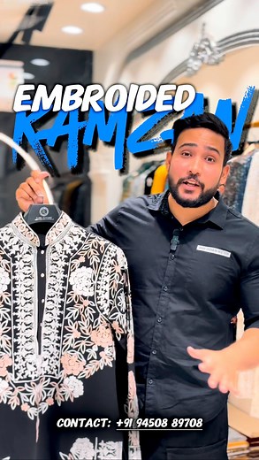 Arwaz Khan | Jhansi 📍 on Instagram: "Best Designer kurtas in town for Eid available at @_sq_studio This Eid, experience the perfect blend of style and elegance only at Sahil Qureshi Designer Studio! ✨ Discover an exclusive collection of designer embroidered kurta-pyjamas and ladies’ Pakistani suits to make your celebrations even more special! Visit our store or order with pan-India delivery! 📍Allahabad Bank Chauraha, Station Road, Civil Lines, Jhansi. #SahilQureshiDesignerStudio #eidspecial #k