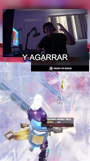 Pega 50,000 DE DAÑO esta PISTOLA DORADA 💀 (en Fortnite SUPER RED vs BLUE) #fortnite #jogopartner