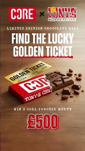 The best collab of the year CORE X TONYS 🍫 We made the best chocolate on the planet and have hidden