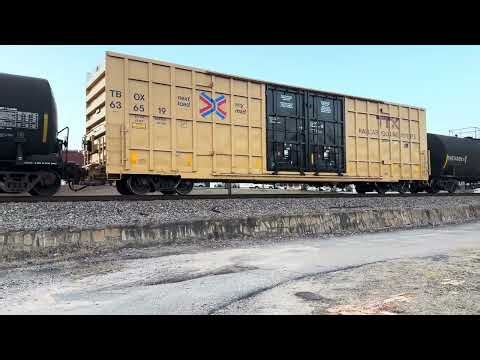 CSX 7229 CM44AC W/ Loud K5LA & GP40-2 Leads L491-21 By Hamlet,NC 2/21/26