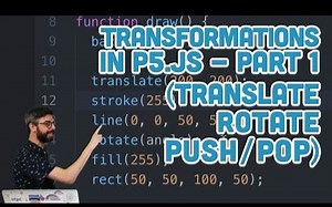 Javascript中的变换矩阵——P5.js教程