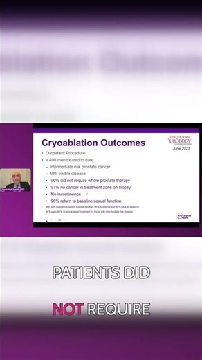 Does Focal Therapy Work? Cryoablation Results Explained