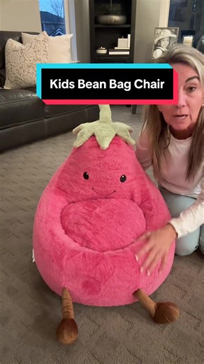 Kids Bean Bag Chair comes shrink wrapped and available in 8 colors. Soft cute fun decorative addition to any kids bedroom or playroom. Memory foam insert and washable #BeanbagChair #KidsBeanbagChair #PlayroomChair #MemoryFoam #WashableCover @Sweetcrispy Plus