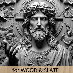 Laser Engraving File | Laser Engraving PNG | Laser Ready | 3D Illusion | Jesus| Digital Design File | Laser Easter | Lightburn | Artful - Etsy