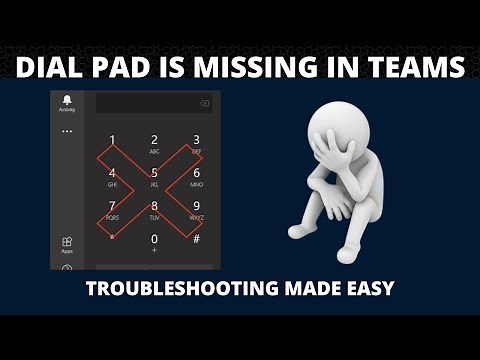 Dial pad is missing in Teams