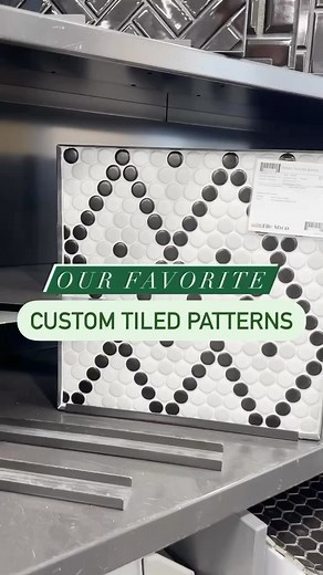 Custom tile patterns are such a fun and unique way to achieve a truly one-of-a-kind look that makes your space feel more like you. Which pattern do you feel is most inspiring? ✨ | The Tile Shop | Facebook