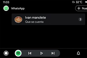 Novedades en Android Auto: enviar mensajes con WhatsApp fácilmente, modo noche manual y más