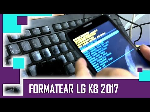 Formatear LG K8 2017